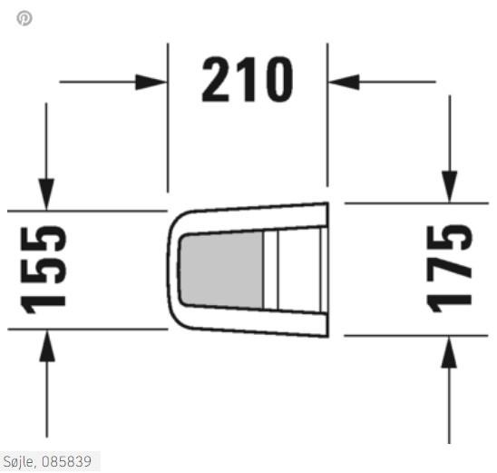 Duravit ME by Starck s&oslash;jle