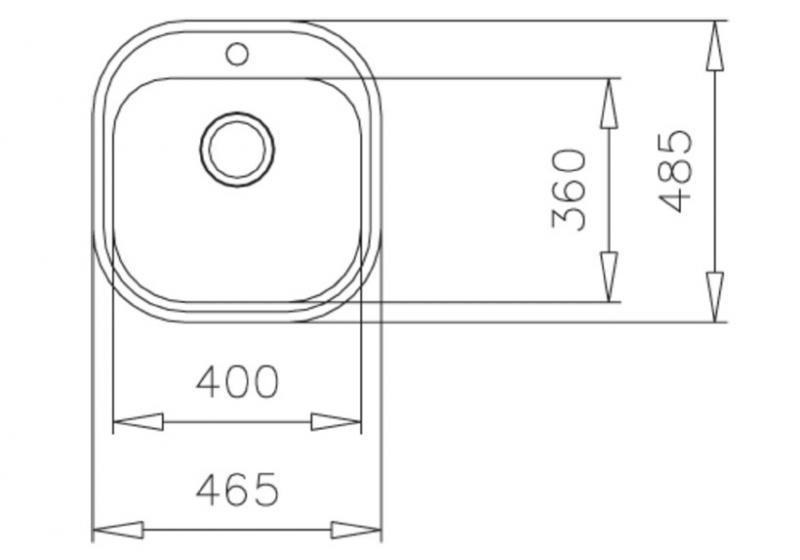 Intra Juv&eacute;l STYLO 100 k&oslash;kkenvask - Rustfrit st&aring;l