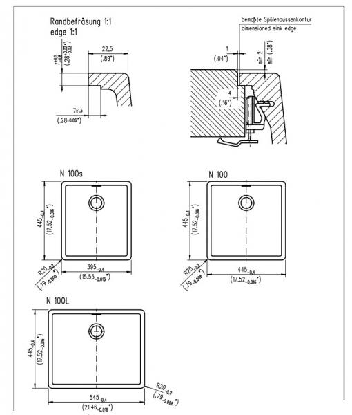Intra Greenwich N100-L Cristadur k&oslash;kkenvask - Magma (sort)