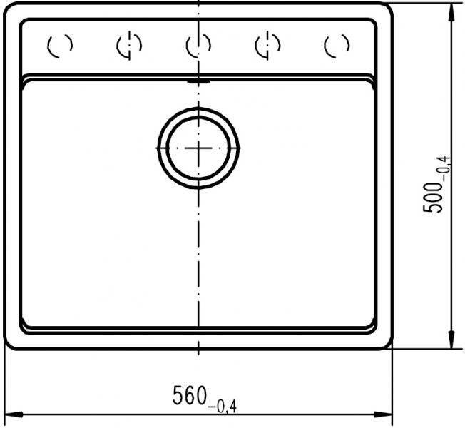Intra Nemo N 100 PL k&oslash;kkenvask i komposit - Sort