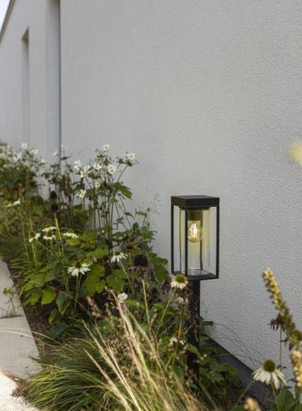 Lutec Solar Flair udend&oslash;rs standerlampe m/solceller - Mat sort