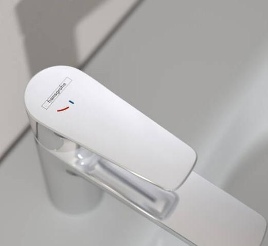 Hansgrohe Talis E 110 h&aring;ndvaskarmatur m/CoolStart - B&oslash;rstet bronze