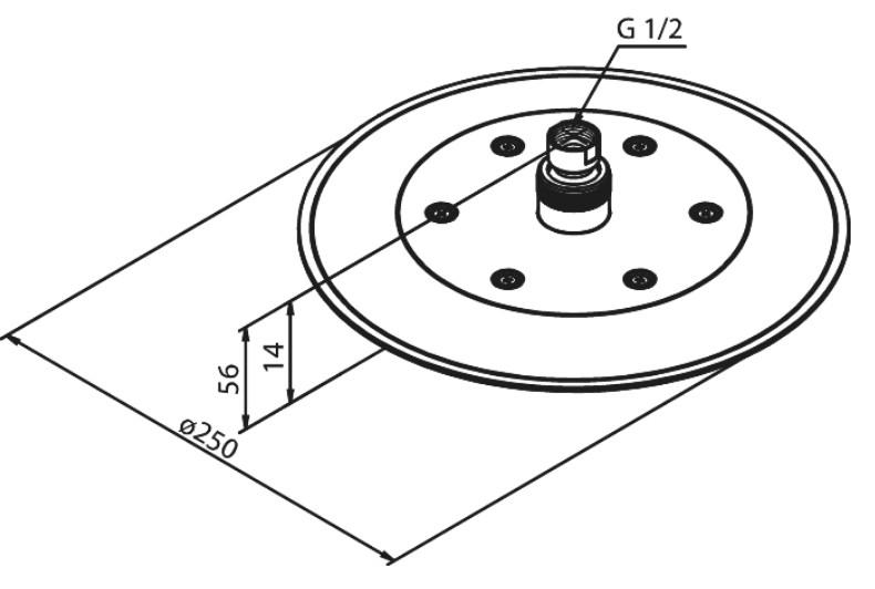 Damixa Silhouet hovedbruser - &Oslash;250 - Krom