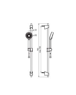 Oras Apollo 546 brusers&aelig;t - Forkromet