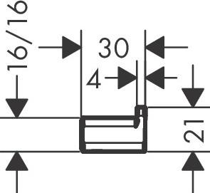 hansgrohe AddStoris enkel krog - Poleret guldoptik
