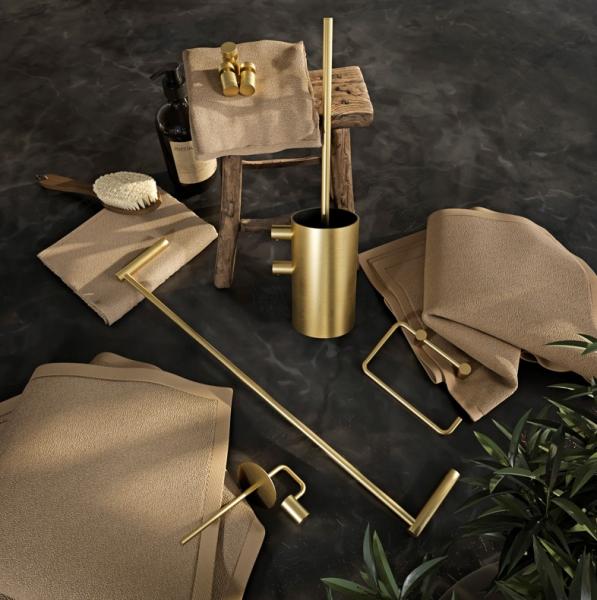 Pressalit tilbeh&oslash;rspakke til bad - B&oslash;rstet messing