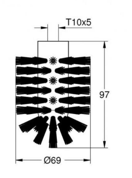 Grohe Essentials l&oslash;st b&oslash;rstehoved - Hvid