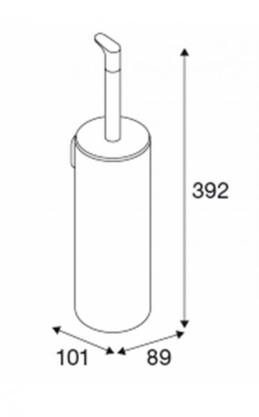 Pressalit Style komplet pakke til badev&aelig;relset - Krom/mat sort