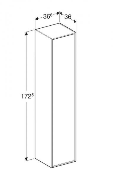 If&ouml; Sense Art h&oslash;jskab m/l&aring;ge - Eg