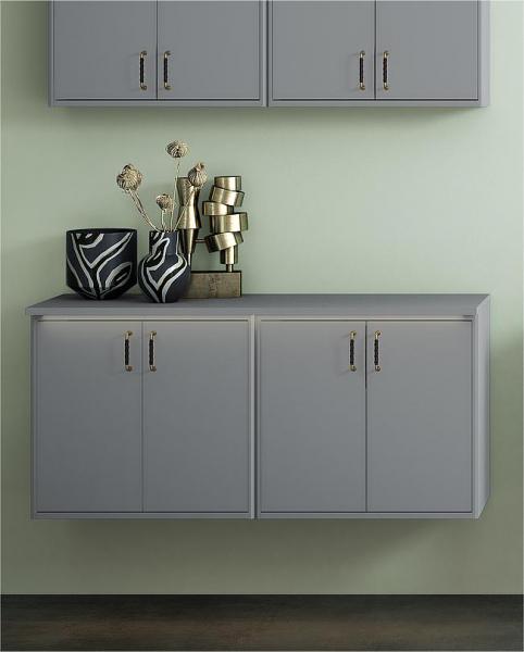 Gustavsberg Graphic dobbelt topplade m/lys - Stor dybde - Gr&aring;