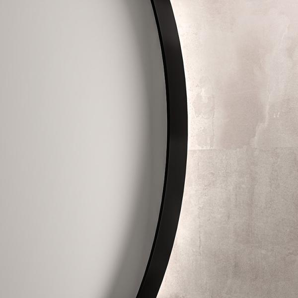 Sanibell Ink SP17 rundt spejl m/backlight, varme og sensor &Oslash;60 - Mat sort