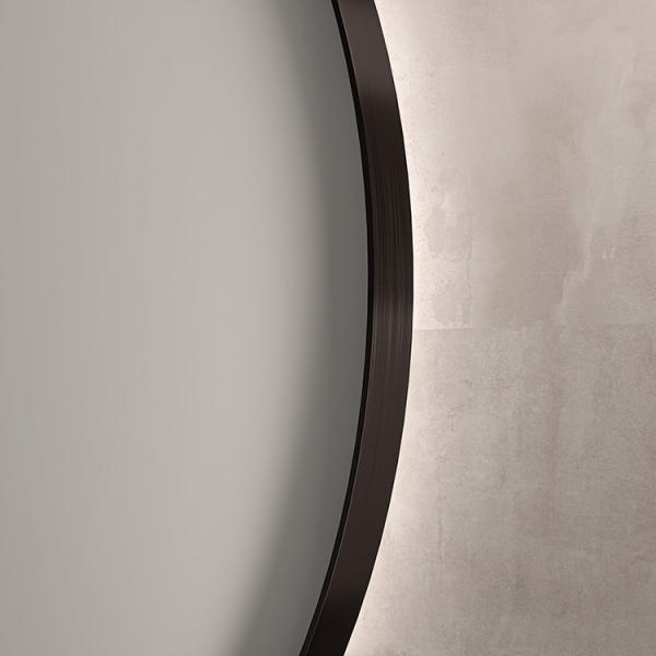 Sanibell Ink SP17 rundt spejl m/backlight, varme og sensor &Oslash;60 - B&oslash;rstet gunmetal