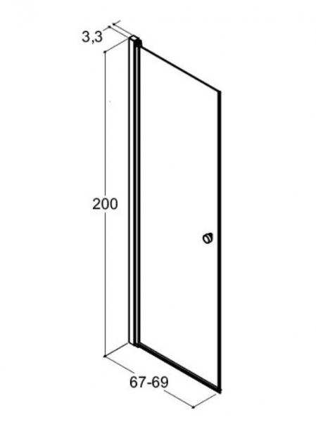 Dansani Match A71 brused&oslash;r - Tonet glas/mat sort