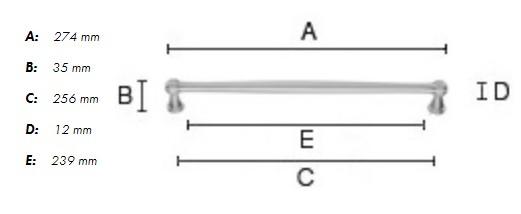 Beslagsboden b&oslash;jlegreb BB6303 - Sort