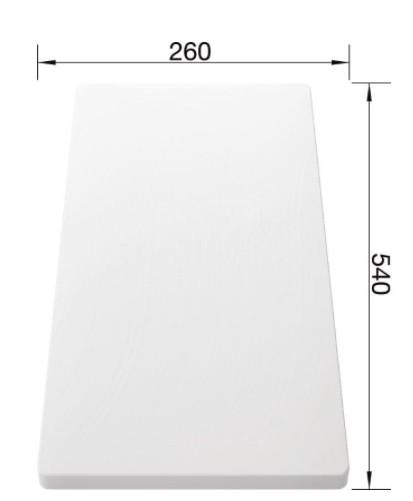 Blanco Sk&aelig;rebr&aelig;t - Hvid plast