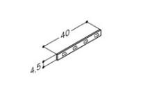 Dansani knager&aelig;kke - 4 knager - Hvid mat