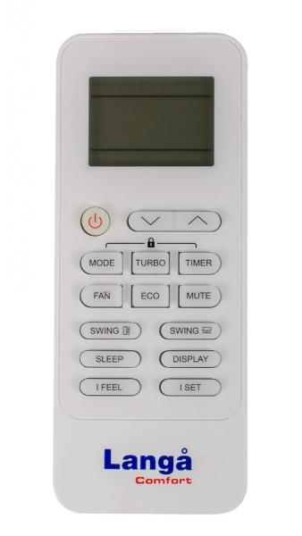 Lang&aring; varmepumpe luft til luft 3,4 kw med WiFi