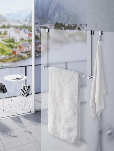 Smedbo Sideline h&aring;ndkl&aelig;dekrog til glasv&aelig;g - Krom