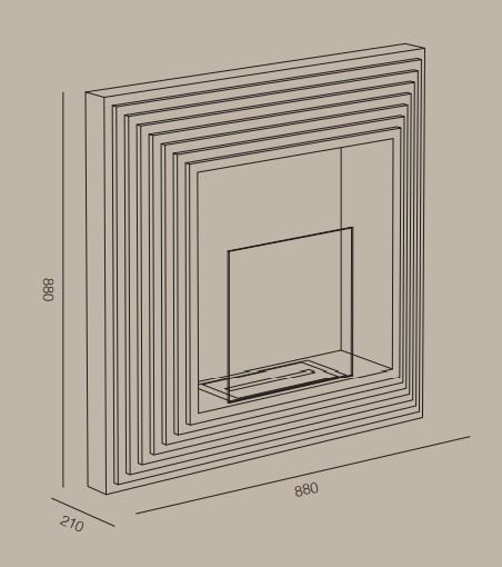 Elysium biopejs til v&aelig;g