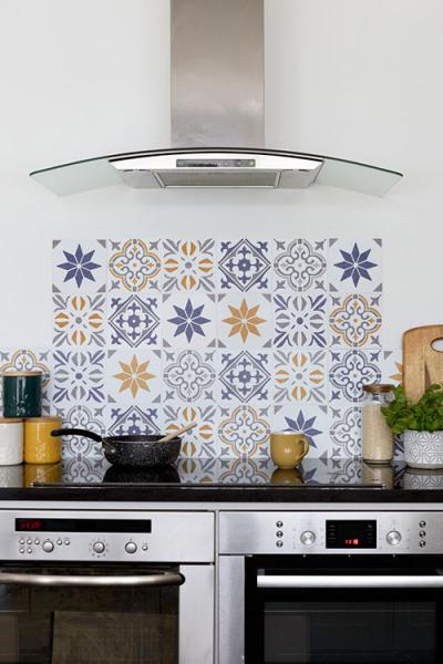 D-C-fix selvkl&aelig;bende fliser til v&aelig;g - Alia gold