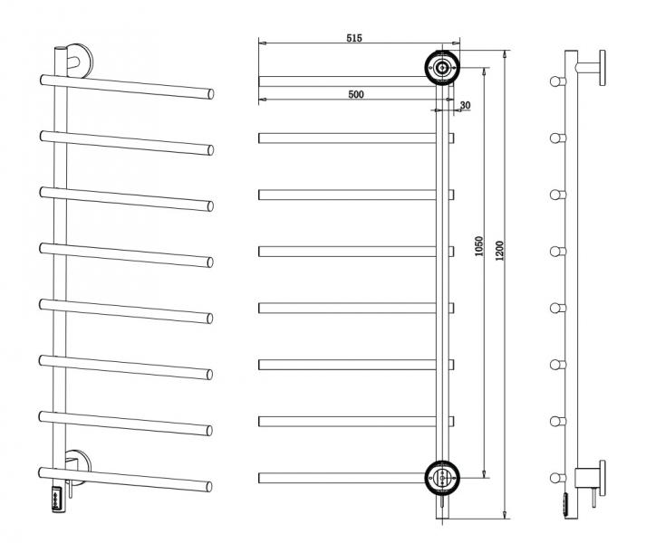 Cass&oslash;e Lazio h&aring;ndkl&aelig;det&oslash;rrer til el - B&oslash;rstet messing