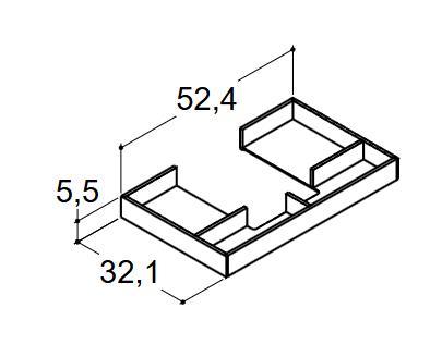 Dansani Mido+ Classic Skuffeindretningspakke topskuffe B60 D44