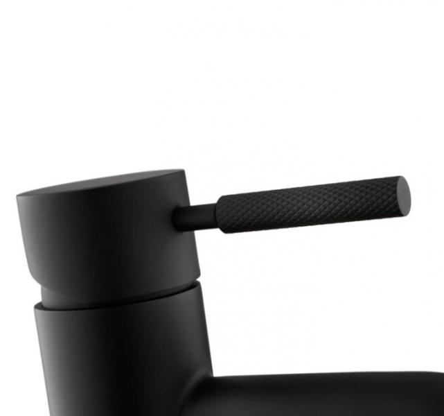 Cass&oslash;e Crystal Cut komplet pakke til badev&aelig;relset - Mat sort