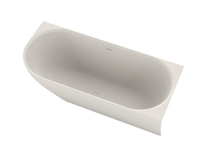 Ideavit Solidnova badekar t/hj&oslash;rne 1800 x 800 mm - H&oslash;jre - Mat hvid