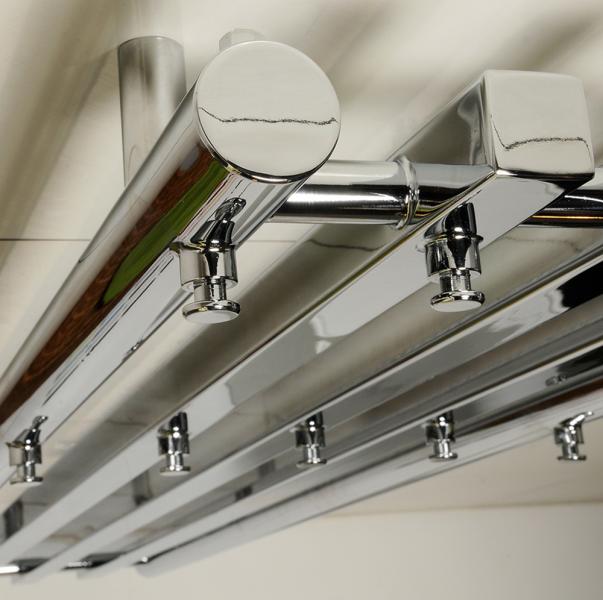 Kriss Zenit h&aring;ndkl&aelig;det&oslash;rrer - 27x142 cm - Krom