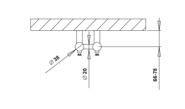 Str&oslash;mberg Regus h&aring;ndkl&aelig;det&oslash;rrer til Kombidrift - 11x95 cm - Hvid