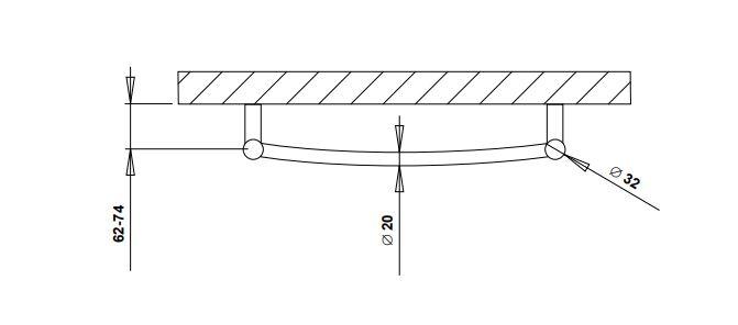 Str&oslash;mberg Laveno h&aring;ndkl&aelig;det&oslash;rrer - 50x79 cm - Krom
