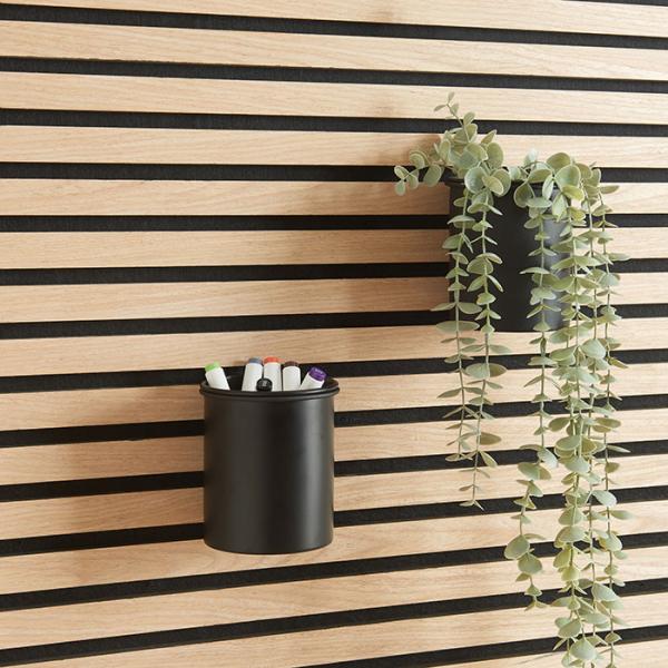 Sort universal opbevaring til akustikpanel 1