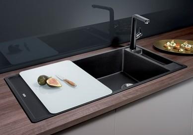 Blanco Axia III XL 6 S k&oslash;kkenvask m/sk&aelig;rebr&aelig;t - Antracit