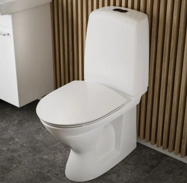 If&ouml; Spira 6260 gulvtoilet m/Rimfree, If&oslash; Clean og Sensor skyl - Batteri