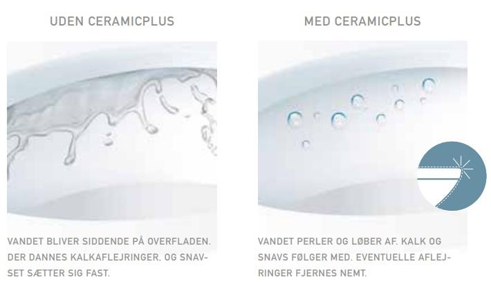 Gustavsberg Nautic 1500 toilet m/Hygienic Flush, C+ og s&aelig;de