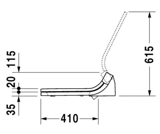 Duravit Sensowash bidets&aelig;de til Durastyle