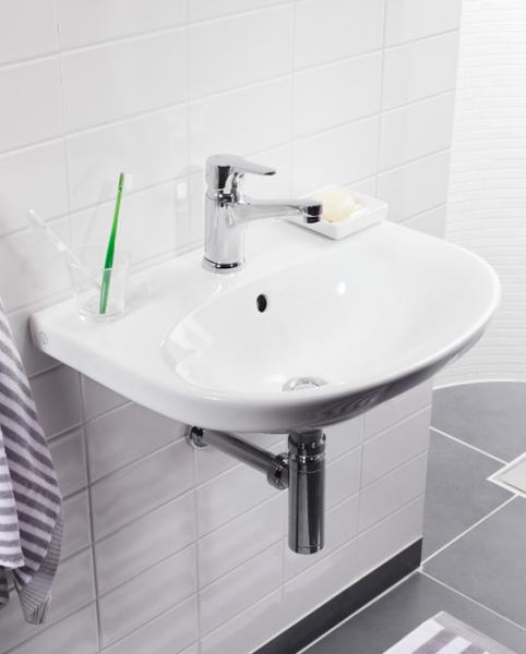 Gustavsberg 5560 Nautic 60 h&aring;ndvask t/v&aelig;g - Uden overl&oslash;b - 1 hanehul - Ceramic+