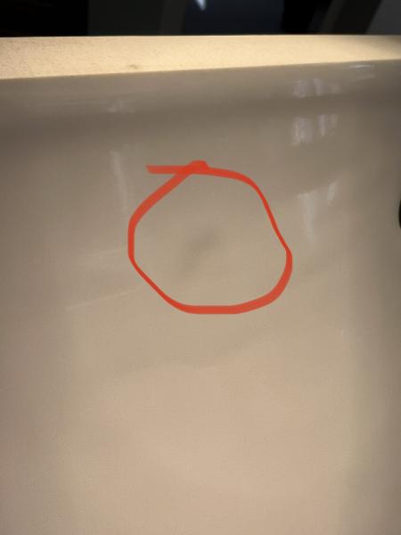 Restsalg - Duravit Starck 3 49 h&aring;ndvask t/underlimning - Uden hanehul - Wondergliss