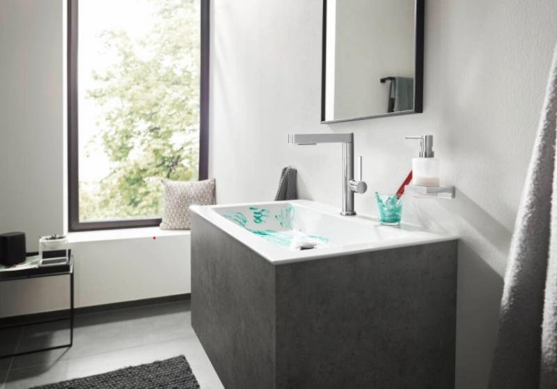 Hansgrohe Finoris 230 h&aring;ndvaskarmatur m/udtr&aelig;ksbruser - Krom