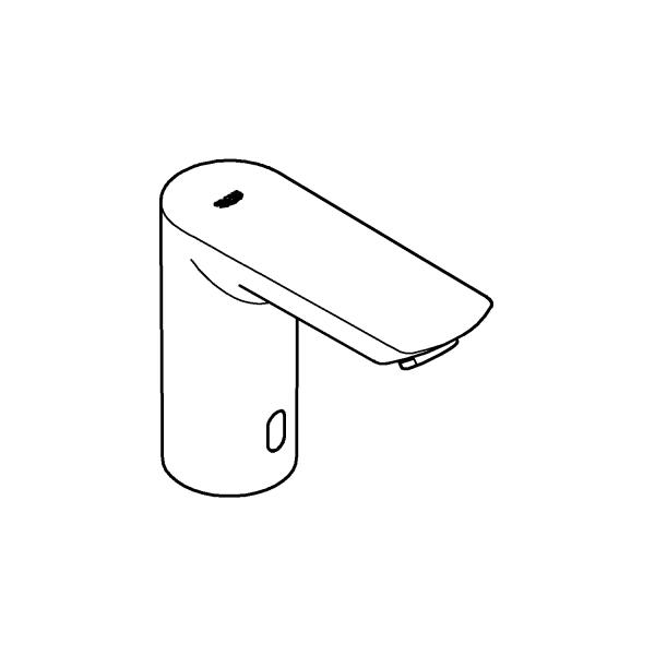 Grohe Bau Cosmopolitan E ber&oslash;ringsfri vandhane m/batteri u/blandefunktion