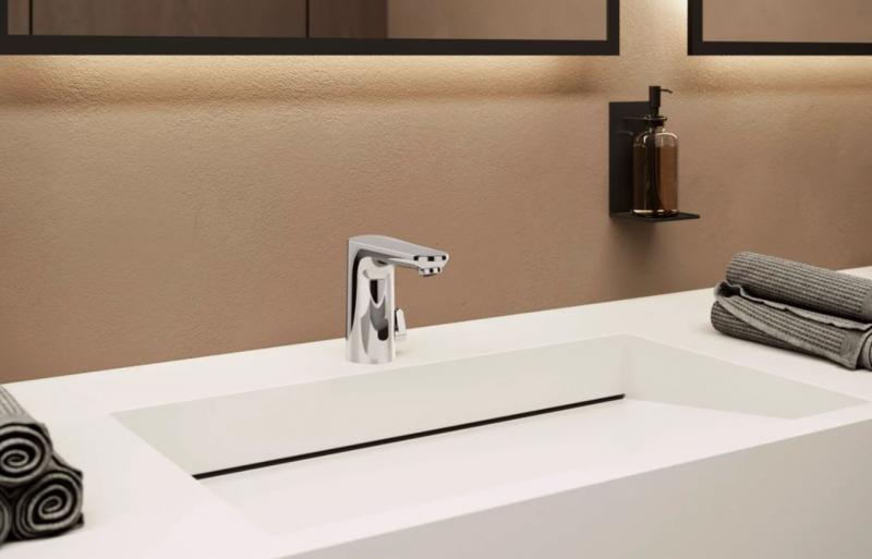 Oras Electra 9210FZ ECO+ ber&oslash;ringsfri vandhane - Batteri - Krom