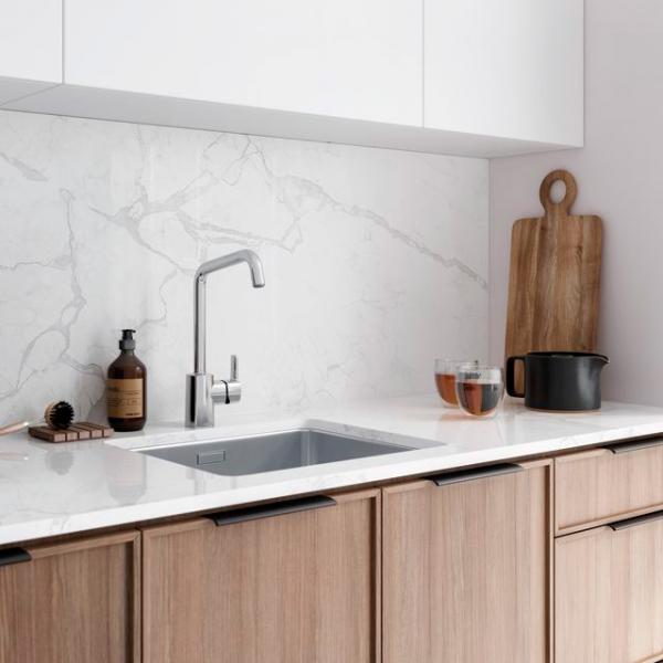 Damixa Pine k&oslash;kkenbatteri m/h&oslash;j tud - Krom