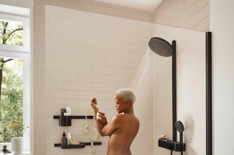 hansgrohe Pulsify S 260 Showerpipe 2jet m/ShowerTablet Select 400 EcoSmart - Mat sort