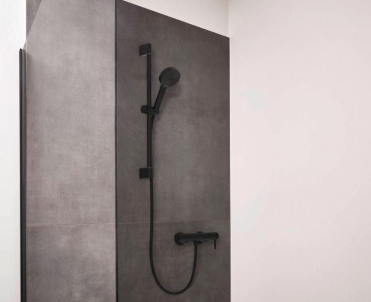 hansgrohe Finoris brusearmatur - Mat sort