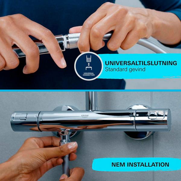 Grohe Vitalio Comfort 110 h&aring;ndbruser m/2 sprays og Water Saving