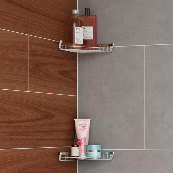 Lavabo Luna hj&oslash;rnehylde til bad - Krom