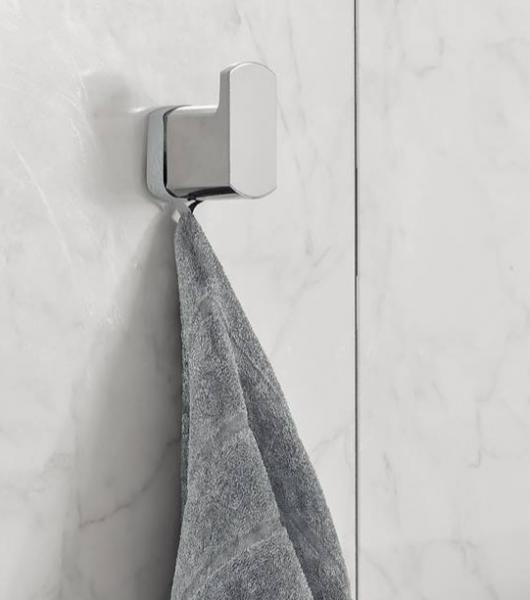 Gustavsberg Square h&aring;ndkl&aelig;dekrog - Krom