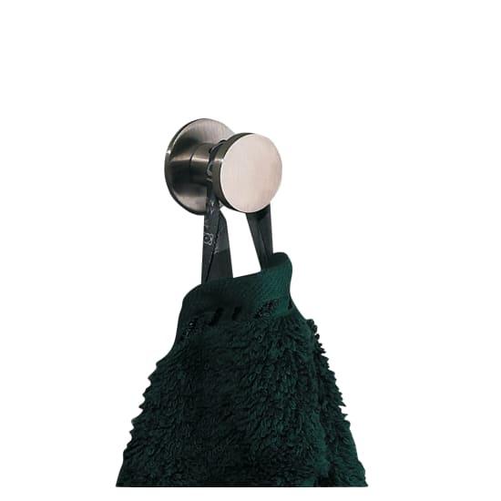 d line h&aring;ndkl&aelig;dekrog med hoved - B&oslash;rstet rustfrit st&aring;l