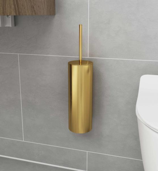 Lavabo Luna toiletb&oslash;rste t/v&aelig;g - Poleret messing