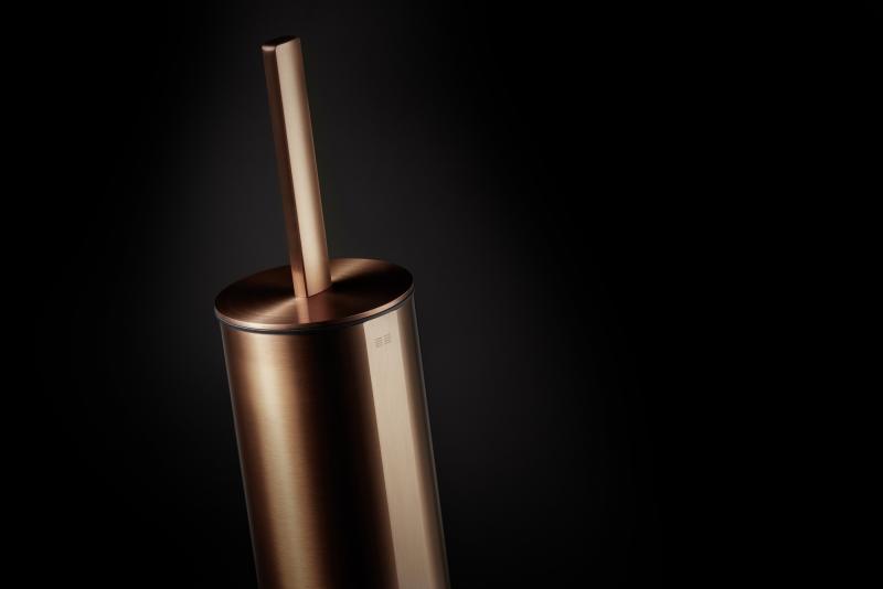 Unidrain ReFrame toiletb&oslash;rste til v&aelig;g - Kobber